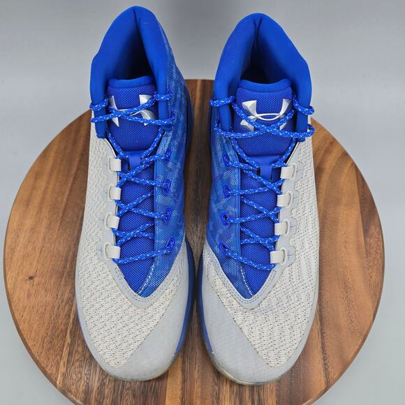 Under Armour Curry 3 Shoes Men\'s 12 Blue Gray Athletic Basketball Sneakers main image 6